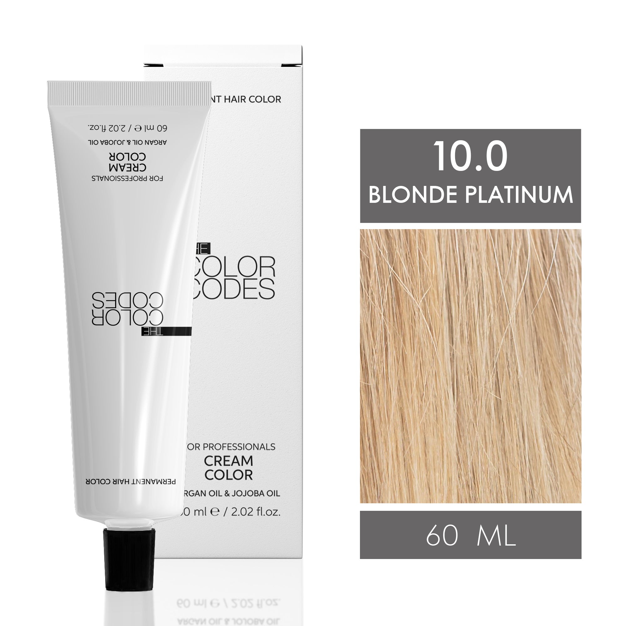 Permanent Hair Dye 10.0 Blonde Platinum 60 ml