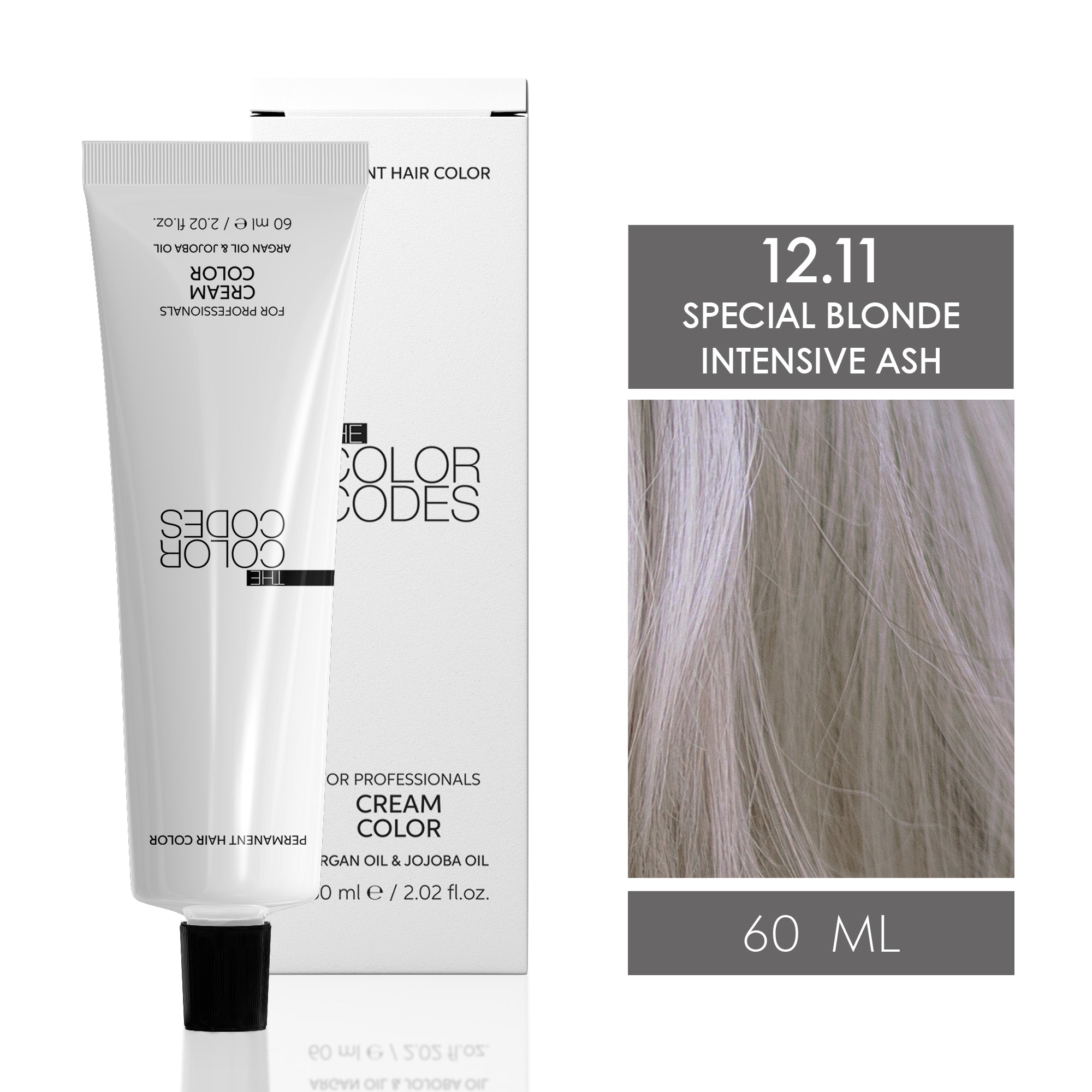 Permanent Hair Dye 12.11 Special Blonde Intensive Ash 60 ml