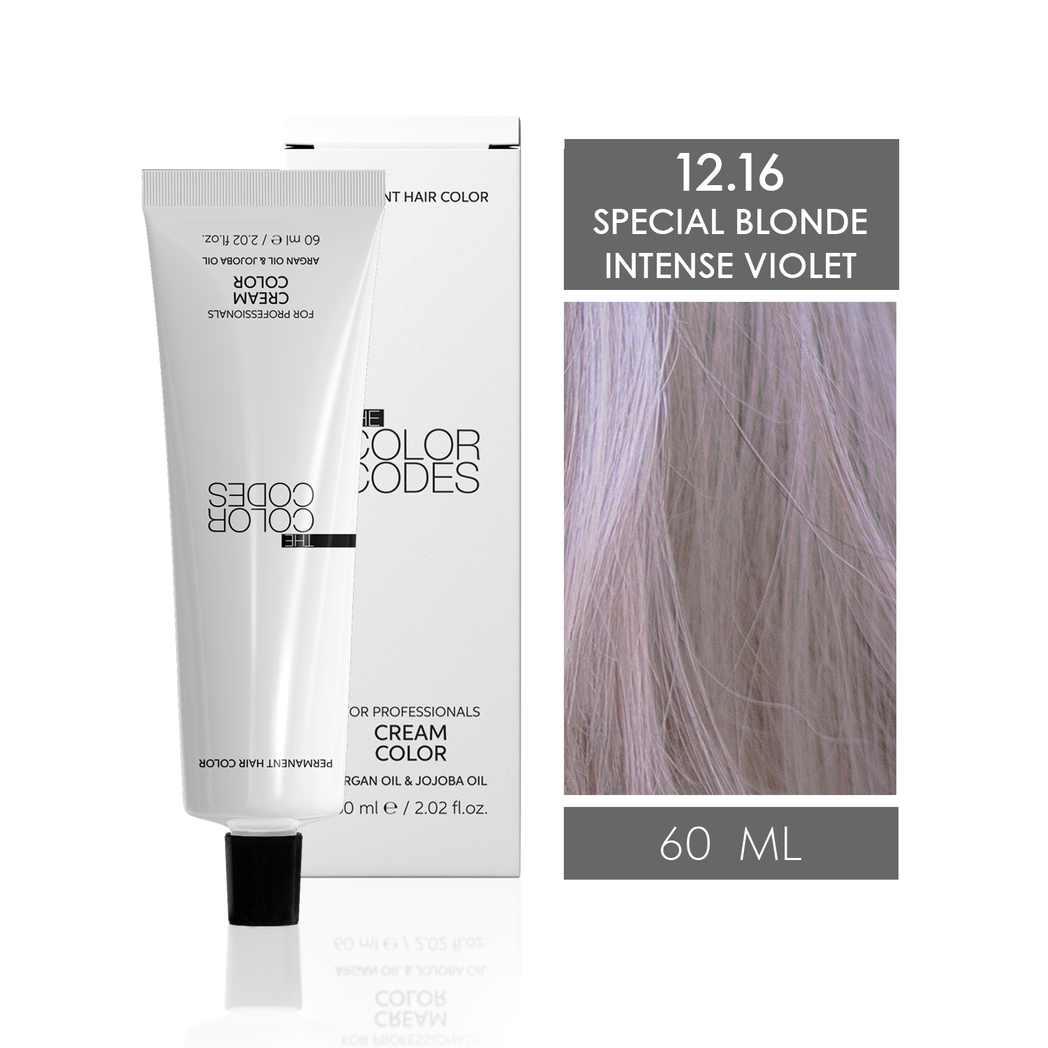 Permanent Hair Dye 12.16 Special Blonde Intense Violet 60 ml