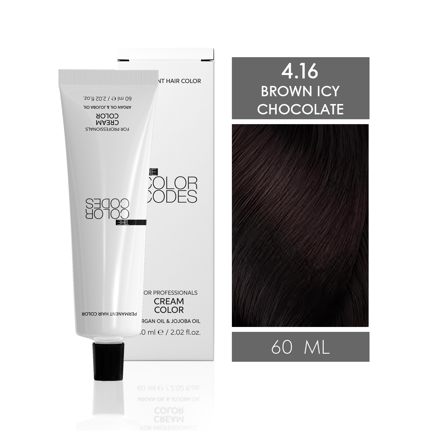 Permanent Hair Dye 4.16 Brown Icy Chocolate 60 ml