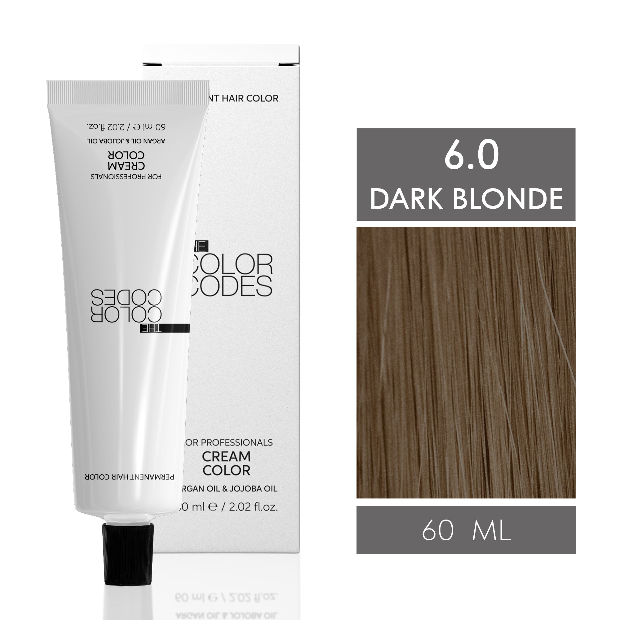 Permanent Hair Dye 6.0 Dark Blonde 60 ml