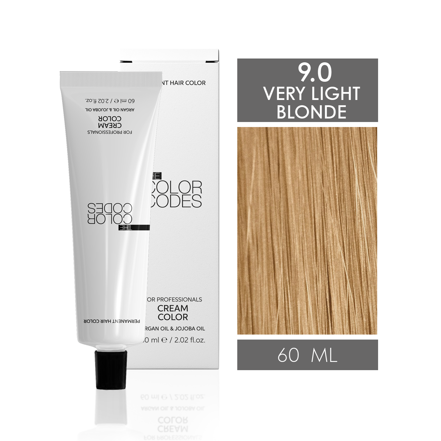 Permanent Hair Dye 9.0 Very Light Blonde 60 ml